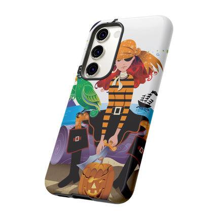 Moonlit Pirate Halloween Phone Cases