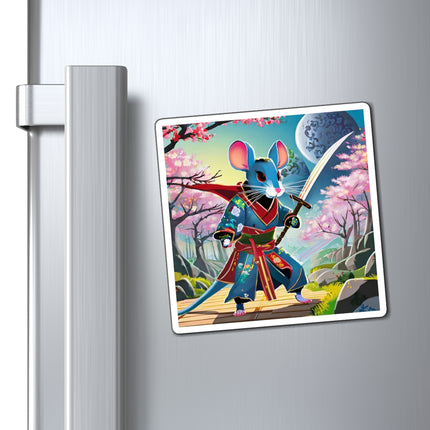 Cyber Samurai Rat Magnet (3 Sizes)