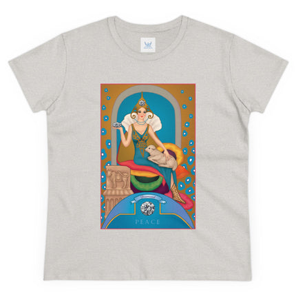 April & Diamond (from the Gem Series) by Sofia Chiostri Women's Midweight Cotton Tee