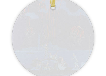 Fireworks in Venice Glass Ornament