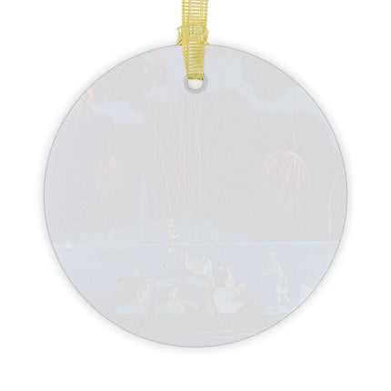Fireworks in Venice Glass Ornament