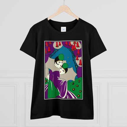 Two Pierrots Women's Midweight Cotton Tee