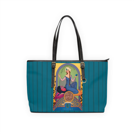 December & Tanzanite (from the Gem Series) by Sofia Chiostri PU Leather Shoulder Bag