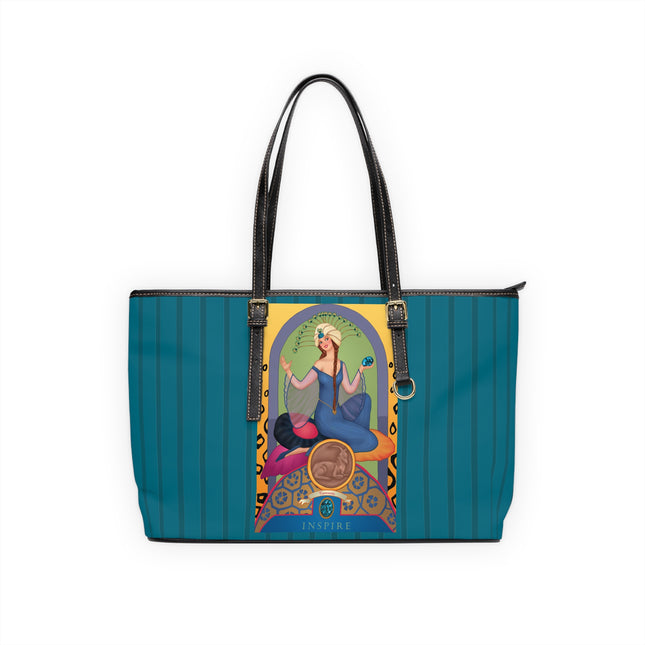 December & Tanzanite (from the Gem Series) by Sofia Chiostri PU Leather Shoulder Bag