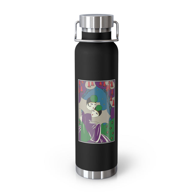 Two Pierrots Copper Vacuum Insulated Bottle, 22oz