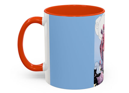 Goddess of the Swirling Sea Colorful Mugs (11oz, 15oz)