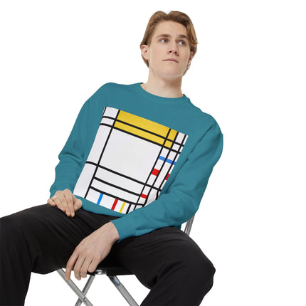 Place de la Concorde by Piet Mondrian Garment-Dyed Sweatshirt