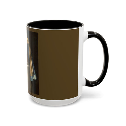 Girl with a Pearl Earring by Johannes Vermeer Colorful Mugs (11oz, 15oz)