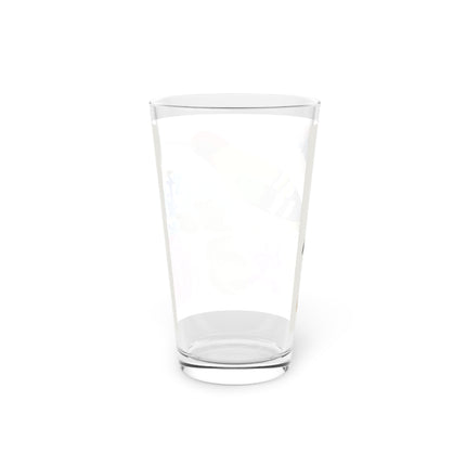 Woodpecker & Rose Pint Glass – Vibrant Spring & Bold Beauty