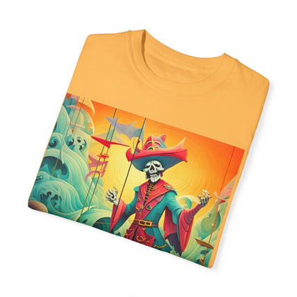 Skeleton Crew of the Misty Seas Unisex Garment-Dyed T-shirt