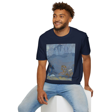 The Duel by Nicholas Roerich Softstyle T-Shirt