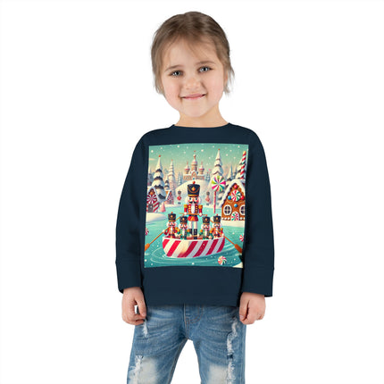Nutcracker Candy-Striped Adventure Toddler Long Sleeve Tee