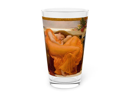 Flaming June by Frederic Leighton Glass, 16oz