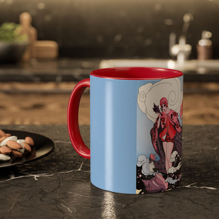 Goddess of the Swirling Sea Colorful Mugs (11oz, 15oz)