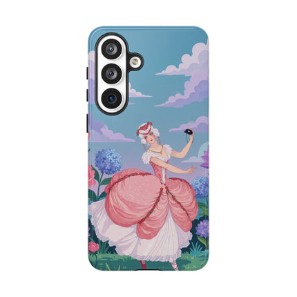 🎭🌸 The Lady Of The Secret Masquerade Phone Case – Art Deco Garden Fantasy