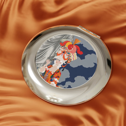 Rococo Grandeur Compact Mirror – Opulent Courtly Elegance