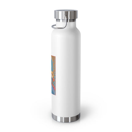 April & Diamond (from the Gem Series) by Sofia Chiostri Copper Vacuum Insulated Bottle, 22oz