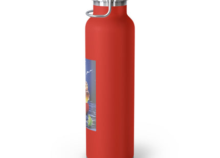 Embarking on a Moonlit Journey Copper Vacuum Insulated Bottle, 22oz