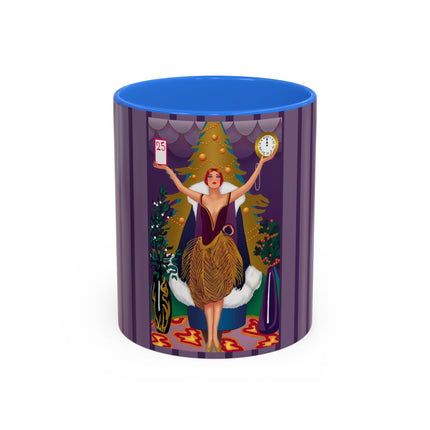 Countdown to Christmas Elegance Colorful Mugs (11oz, 15oz)