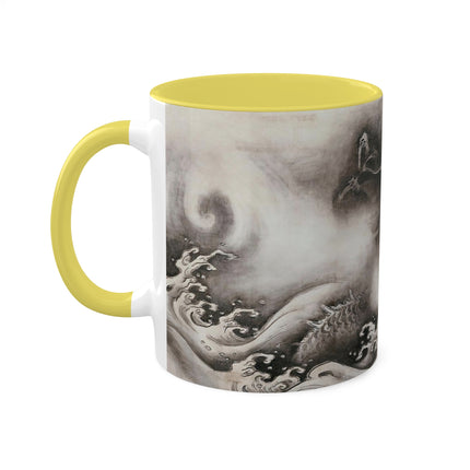 Japanese dragon by Yamada Dōa Colorful Mugs, 11oz