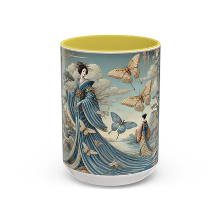 Butterfly Empress Colorful Mug – Graceful Butterflies & Timeless Elegance