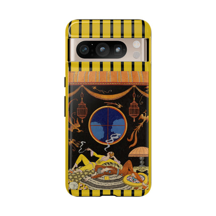 Falbalas et fanfreluches La paresse (Laziness) by George Barbier Phone Cases