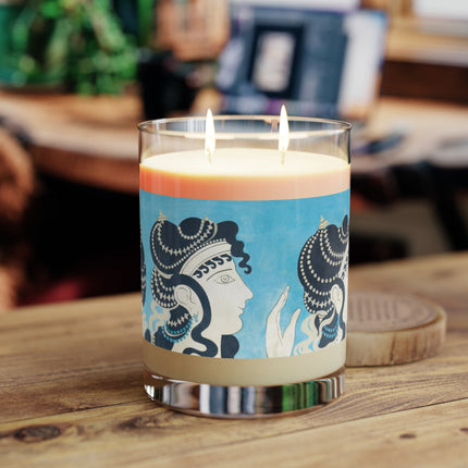 Reproduction of Ladies in Blue Scented Candle - Full Glass, 11oz