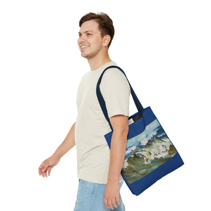 The Wave by Karl Hagemeister Tote Bag (AOP)