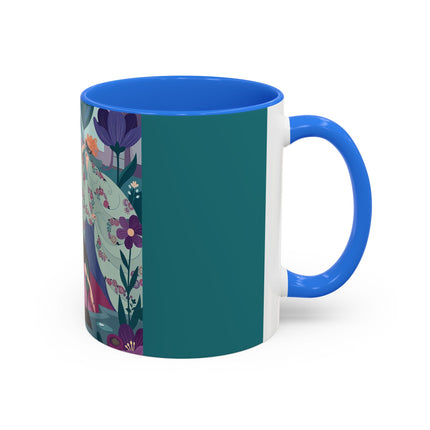 The Ladies Of The Secret Masquerade Colorful Mugs – Art Deco Floral Mystery