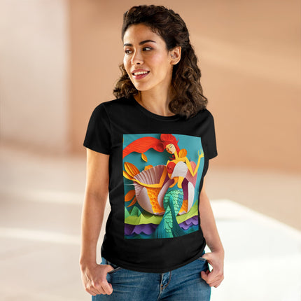 Charming Mermaid Women's Midweight Cotton Tee
