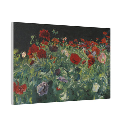 Poppies (A Study of Poppies for Carnation, Lily, Lily, Rose) by John Singer Sargent Matte Canvas, Stretched, 0.75"