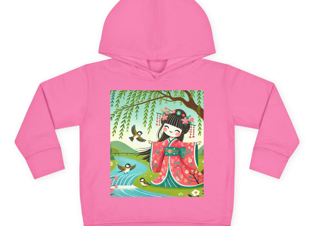Sparrow Dance Geisha Fairy Toddler Pullover Fleece Hoodie