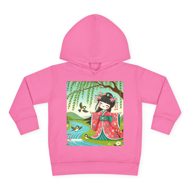 Sparrow Dance Geisha Fairy Toddler Pullover Fleece Hoodie