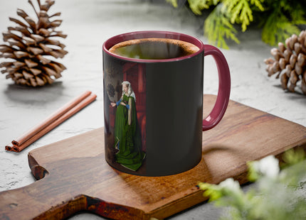 Arnolfini Portrait by Jan Van Eyck Colorful Mugs (11oz, 15oz)