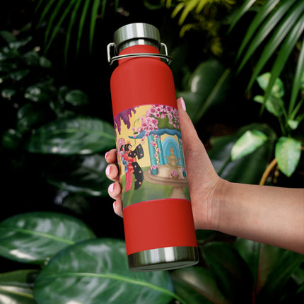 A Dance of Colors and Serenity by Carlo Chiostri Copper Vacuum Insulated Bottle, 22oz