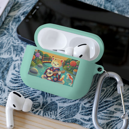 Melodic Kitten by the Koi Pond AirPods and AirPods Pro Case