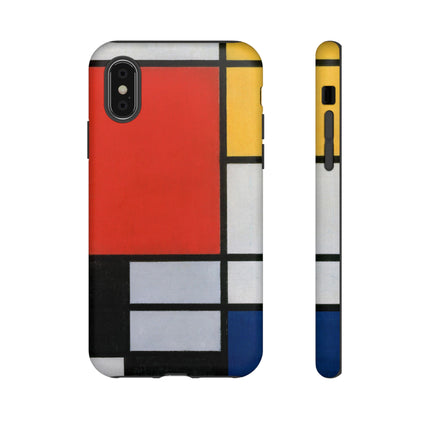 Composition with Red, Yellow, Blue, and Black by Piet Mondrian Phone Cases