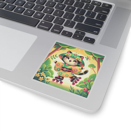 Firefly Dance on Wheels Kiss-Cut Stickers (4 Sizes)