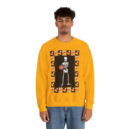 Candy Corn Skeleton Unisex Heavy Blend™ Crewneck Sweatshirt