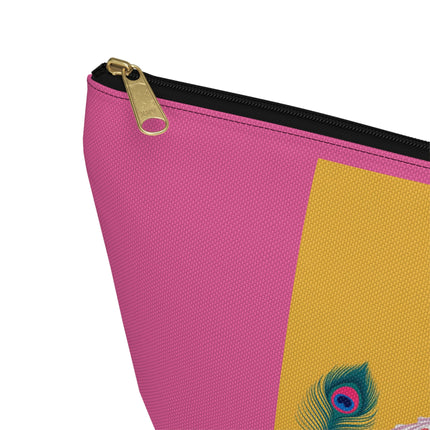 Peacock Ladies in the Garden Cosmetic Bag – Playful Elegance & Art Deco Charm