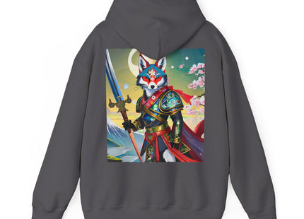 Cyberpunk Samurai Fox – Heavy Blend™ Hooded Sweatshirt