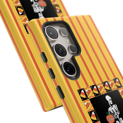 Candy Corn Skeleton Phone Cases