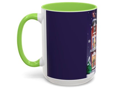 A Christmas Eve Celebration Colorful Mugs (11oz, 15oz)