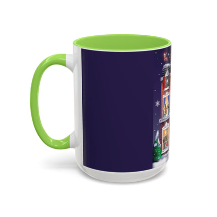 A Christmas Eve Celebration Colorful Mugs (11oz, 15oz)
