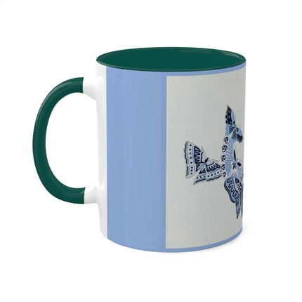 One Thousand Butterflies by Kamisaka Sekka Colorful Mugs, 11oz