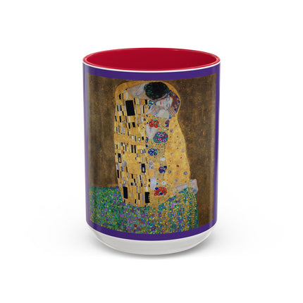 The Kiss by Gustav Klimt Colorful Mugs (11oz, 15oz)