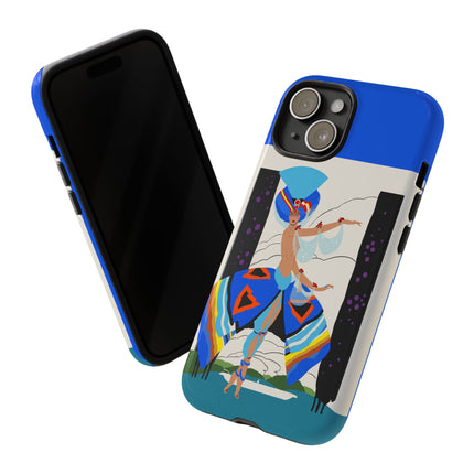 Exotic Dancer Phone Case – Vibrant Performance & Art Deco Flair