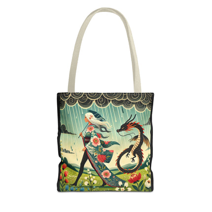 The Dragon Fairy’s Stride Tote Bag – Grace, Strength & Mythic Adventure