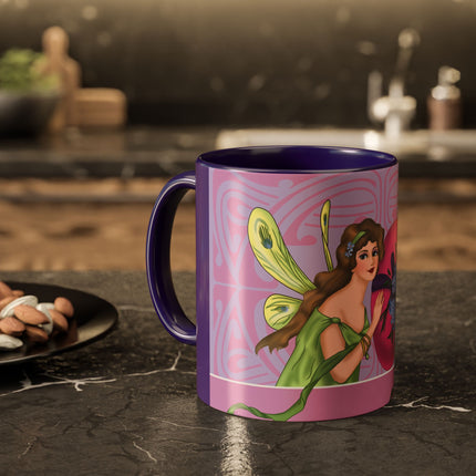 The Fairy’s Blossom Colorful Mugs (11oz, 15oz)