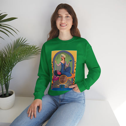 December & Tanzanite (from the Gem Series) by Sofia Chiostri Heavy Blend™ Crewneck Sweatshirt